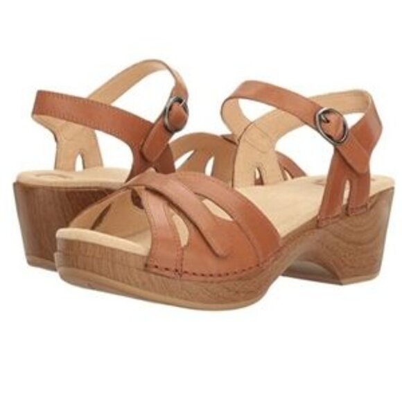 Dansko Season Camel Full Grain Sandal - Picture 13 of 16
